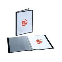 office display book rigid cover personalisable polypropylene 20