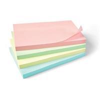 Office Re-Move Notes Repositionable Pastel Pad of 100 Sheets 76x127mm