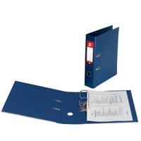 office foolscap lever arch file polypropylene capacity 70mm blue pack