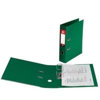 office foolscap lever arch file polypropylene capacity 70mm green pack