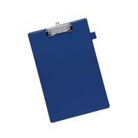 Office Standard Clipboard with PVC Cover Foolscap Blue 913640