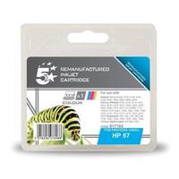 Office Remanufactured HP C6657AE 57 Colour Yield 400 Pages Inkjet