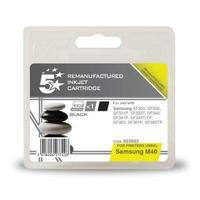 office remanufactured samsung ink m40 black yield 750 pages fax