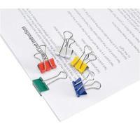 Office Foldback Clips 19mm Assorted Pack 12 925176