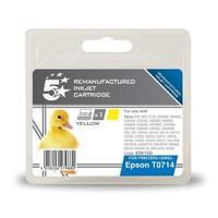 Office Remanufactured Epson T0714 Yellow Capacity 5.5ml Inkjet