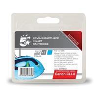 Office Remanufactured Canon CLI-8C Cyan Yield 935 Pages Inkjet