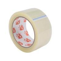 Office Packaging Tape Low Noise Polypropylene 50mm x 66m Clear Pack of