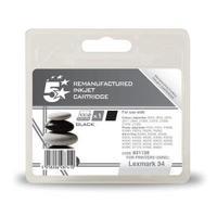 office remanufactured lexmark 018c0034e 34 black yield 475 pages