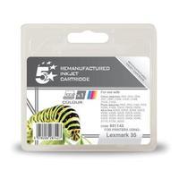 Office Remanufactured Lexmark 018C0035E 35 Colour Yield 450 Pages