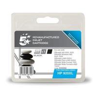 office remanufactured hp cd975ae 920xl black yield 700 pages high