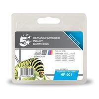 Office Remanufactured HP CC656AE 901 Colour Yield 360 Pages Inkjet