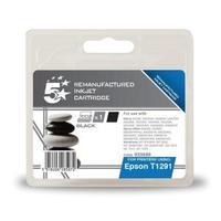 Office Remanufactured Epson T1291 Black Yield 380 Pages High Capacity