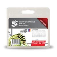 Office Remanufactured Canon CL-513 Colour Yield 349 Pages Inkjet