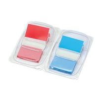 Office Index Flags 50 per Pack 25mm Red and Blue Pack 2 934198