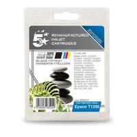 Office Remanufactured Epson T1295 4-Colour Capacity 1 x 11.2ml 3 x