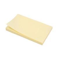 office extra sticky re move notes pad of 90 sheets 76x127mm yellow