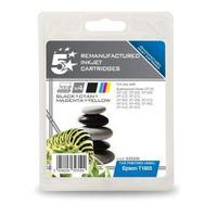 Office Remanufactured Epson T1805 4-Colour Capacity 1 x 5.2ml 3 x