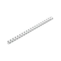 Office A4 Binding Combs Plastic 21 Rings 125 Sheets 16mm White Pack