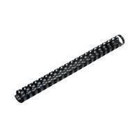 Office Binding Combs Plastic 21 Ring 225 Sheets A4 25mm Black Pack 50