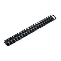 office binding combs plastic 21 ring 325 sheets a4 38mm black pack 50