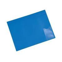 office executive flat file semi rigid opaque cover a4 blue capacity