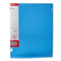 office ring binder 2 o ring polypropylene a4 blue pack 10 936852