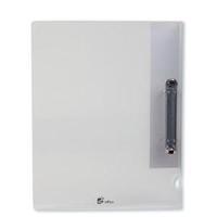 office ring binder 2 o ring polypropylene a4 clear pack 10 936902