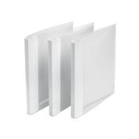 Office Clamp Binder Polypropylene Clear Pack 10 936897