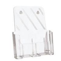 Office A4 Literature Holder Slanted Clear 938554
