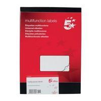 Office Multipurpose Labels Laser Copier Inkjet 6 Per Sheet 99x33mm