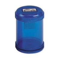Office Pencil Sharpener Plastic Canister Max Diameter 8mm Double Hole