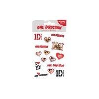 Official One Direction Glitter Stickers - Hearts