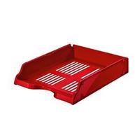 Office Letter Tray Polystyrene W 278mm x D 377mm x H 65mm (Red)