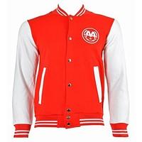 Official Asking Alexandria Red Varsity Jacket Snake S