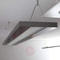 office hanging light charis with leds