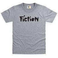 official fiction records logo kids t shirt