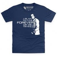 Official Blake\'s 7 Kid\'s T Shirt - Live Forever