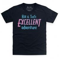 official bill teds excellent adventure logo kids t shirt