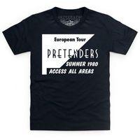 Official The Pretenders Euro Tour Kid\'s T Shirt