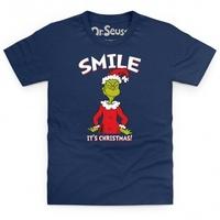 official the grinch smile kids t shirt