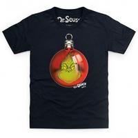 official the grinch christmas bauble kids t shirt