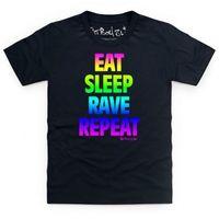 Official Fatboy Slim - Repeat Technicolour Kid\'s T Shirt