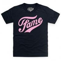 official fame logo kids t shirt