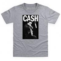 Official Johnny Cash Kid\'s T Shirt - Live