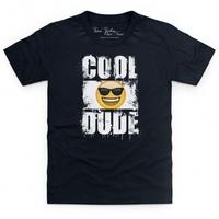 Official Two Tribes Cool Dude Emoji Kid\'s T Shirt
