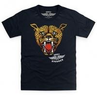 Official Iggy Pop Kid\'s T Shirt - Fierce Leopard Print
