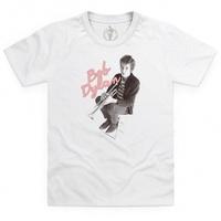 Official Bob Dylan Kid\'s T Shirt - Plays Trumpet