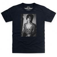 Official Iggy Pop Kid\'s T Shirt - Black and White Photo