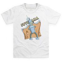 Official Futurama Bender Flash Kid\'s T Shirt