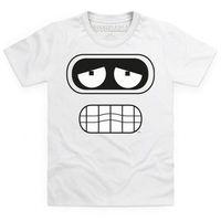 Official Futurama Sad Bender Kid\'s T Shirt